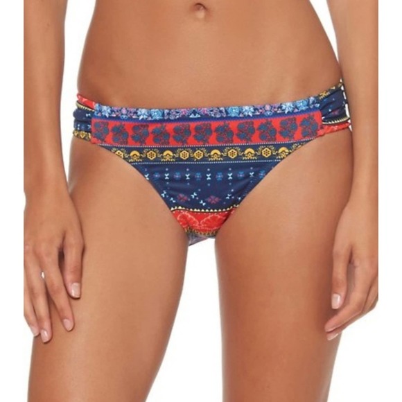 Jessica Simpson Other - Jessica Simpson Tijara Shirred Hipster Bikini XL